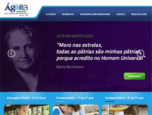 Tablet Screenshot of colegioagoraniteroi.com.br